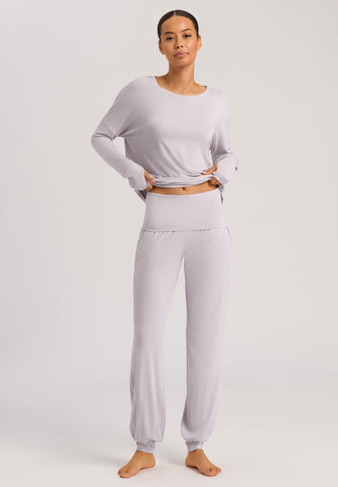 78796 Yoga L/Slv Shirt - 2461 Lilac Marble